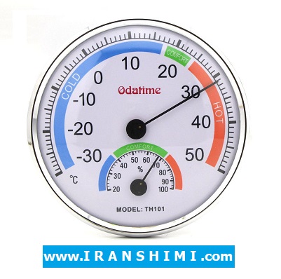 دماسنج و رطوبت سنج عقربه ای گرد چینی